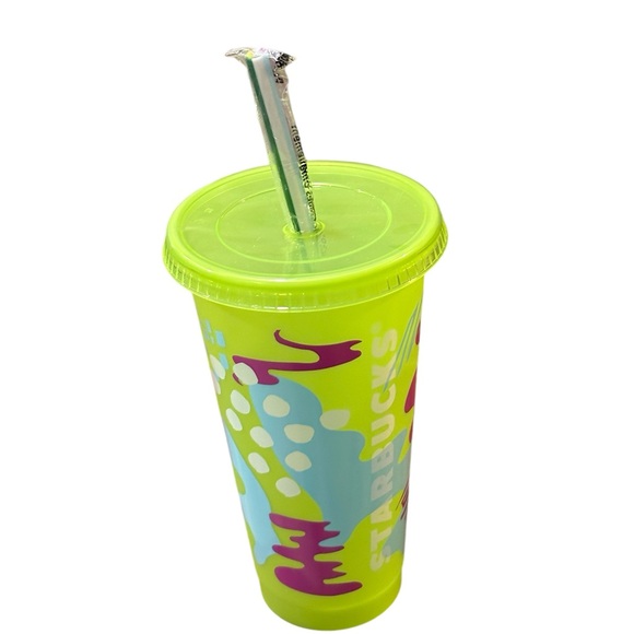 New Starbucks Color Changing Reusable Cold Cup With Straw 24 oz - Picture 4 of 4